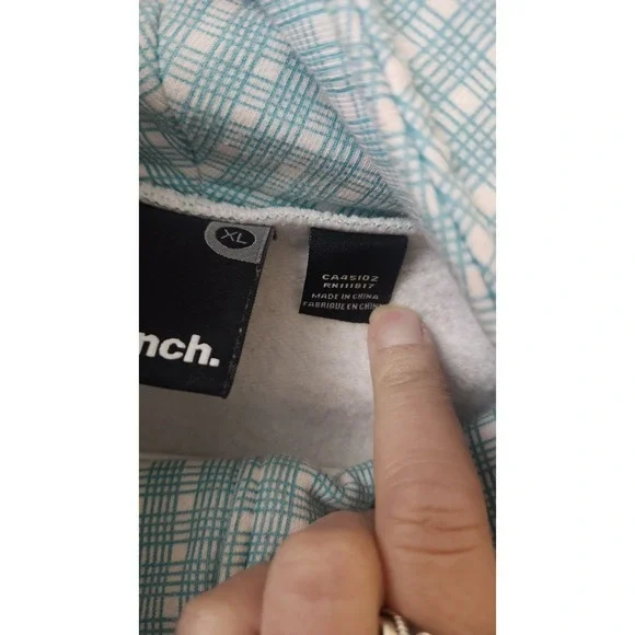 Bench Womens Long Sleeve Light Blue/teal Full Zip Up‎ Sweater XL - Picture 4 of 7